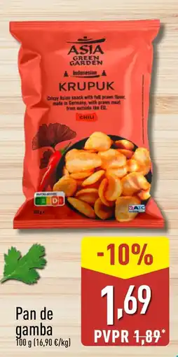 ALDI Pan de gamba oferta