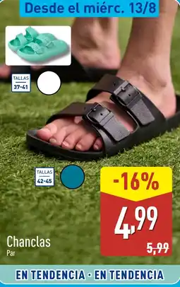 ALDI Chanclas oferta