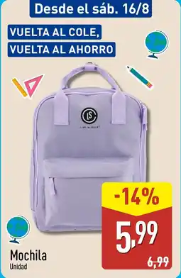 ALDI Mochila oferta