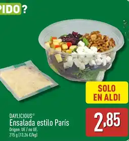 ALDI DAYLICIOUS Ensalada estilo París oferta