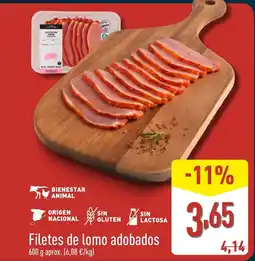 ALDI Filetes de lomo adobados oferta