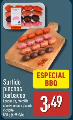 ALDI Surtido pinchos barbacoa oferta