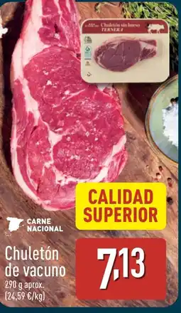 ALDI Chuletón de vacuno oferta