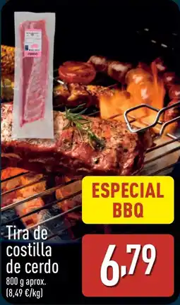 ALDI Tira de costilla de cerdo oferta