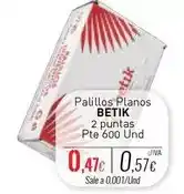 Cuevas Cash Betik - palillos planos 2 puntas oferta