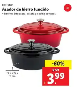 Ocine Ernesto - asador de hierro fundido oferta