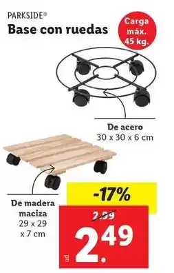 Ocine Parkside - base con ruedas oferta