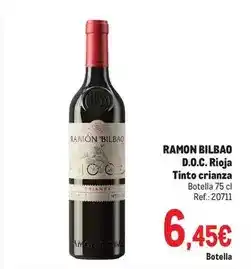 Makro Ramón bilbao - d.o.c. rioja tinto crianza oferta