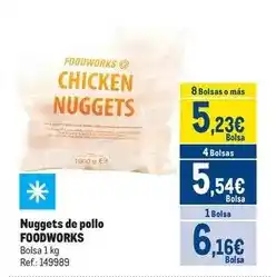 Makro Foodworks - nuggets de pollo oferta