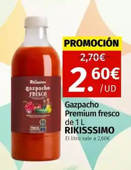 Maskom Supermercados RIKISSSIMO Gazpacho Premium fresco oferta