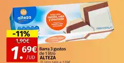 Maskom Supermercados ALTEZA Barra 3 gustos oferta