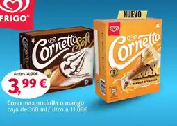 Maskom Supermercados Cono max nociolla o mango oferta