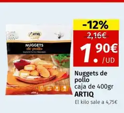 Maskom Supermercados ARTIQ Nuggets de pollo oferta