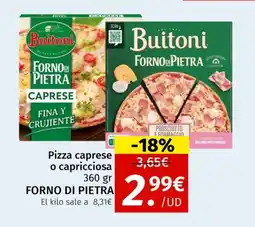 Maskom Supermercados Pizza caprese o capricciosa oferta