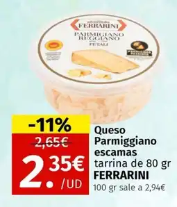 Maskom Supermercados FERRARINI Queso Parmiggiano escamas oferta