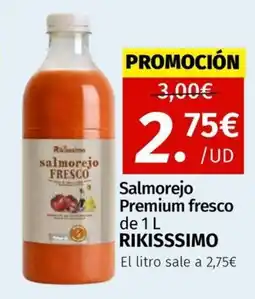 Maskom Supermercados RIKISSSIMO Salmorejo Premium fresco oferta