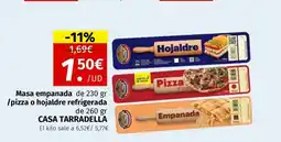 Maskom Supermercados CASA TARRADELLA Masa empanada oferta