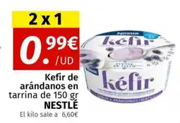 Maskom Supermercados NESTLÉ Kefir de arándanos en tarrina oferta