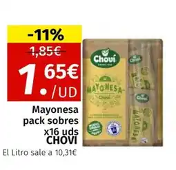 Maskom Supermercados CHOVI Mayonesa pack sabores oferta