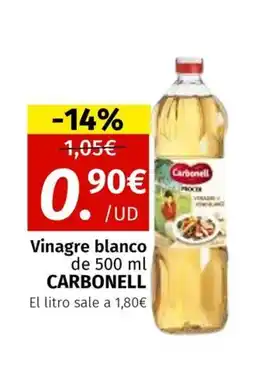 Maskom Supermercados CARBONELL Vinagre blanco oferta