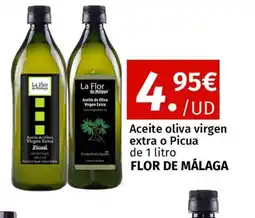 Maskom Supermercados FLOR DE MÁLAGA Aceite oliva virgen extra o Picua oferta