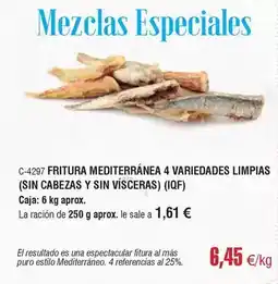 Abordo Puro - fritura mediterránea 4 variedades limpias oferta
