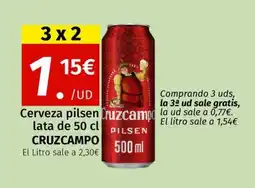 Maskom Supermercados CRUZCAMPO Cerveza pilsen oferta
