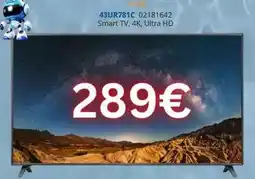 Master Cadena Lg - tv 43ur781c 02181642 smart tv oferta
