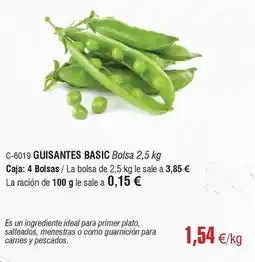 Abordo Basic - guisantes basic oferta