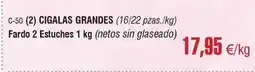 Abordo C-50 (2) cigalas grandes oferta