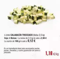 Abordo Ideal - c-2099 calabacín troceado oferta