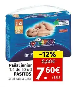 Maskom Supermercados PASITOS Pañal junior oferta