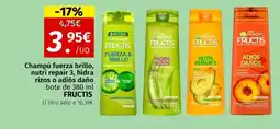 Maskom Supermercados FRUCTIS Champú fuerza brillo, nutri repair 3, hidra rizos o adiós daño oferta