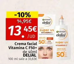 Maskom Supermercados DELIAL Crema facial Vitamina C F50+ oferta