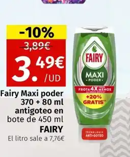 Maskom Supermercados FAIRY Maxi poder oferta