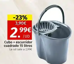 Maskom Supermercados Cubo + escurridor cuadrado oferta