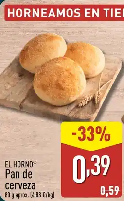 ALDI EL HORNO Pan de cerveza oferta
