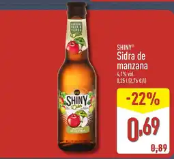 ALDI SHINY Sidra de manzana oferta