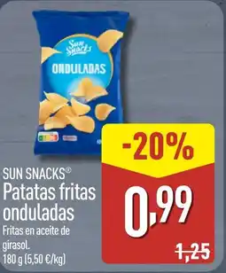 ALDI SUN SNACKS Patatas fritas onduladas oferta