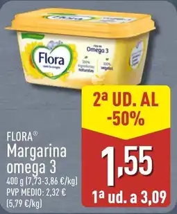 ALDI FLORA Margarina omega 3 oferta