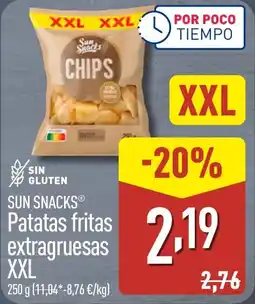 ALDI SUN SNACKS Patatas fritas extragruesas XXL oferta