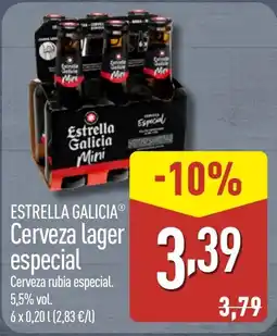 ALDI ESTRELLA GALICIA Cerveza lager especial oferta
