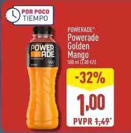 ALDI POWERADE Powerade Golden Mango oferta