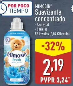 ALDI MIMOSIN Suavizante concentrado oferta