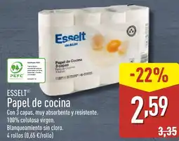 ALDI ESSELT Papel de cocina oferta