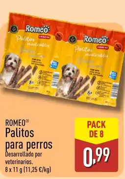ALDI ROMEO Palitos para perros oferta
