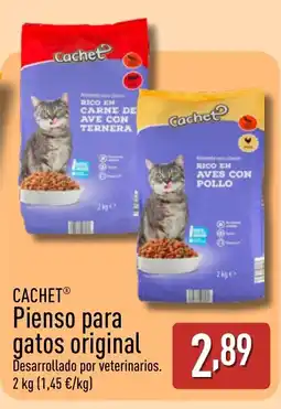 ALDI CACHET Pienso para gatos original oferta