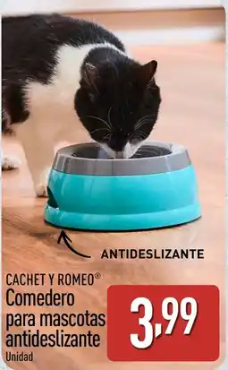 ALDI CACHET Y ROMEO Comedero para mascotas antideslizante oferta