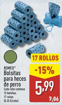ALDI ROMEO Bolsitas para heces de perro oferta