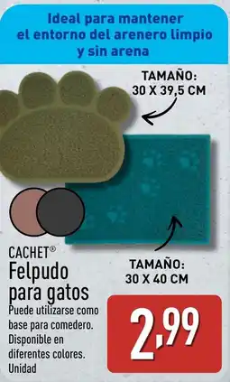 ALDI CACHET Felpudo para gatos oferta